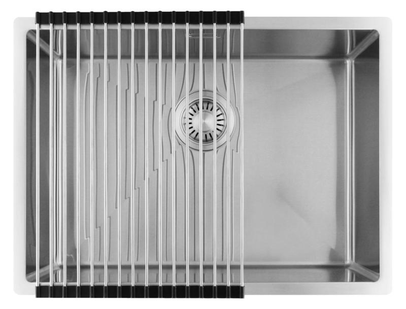 Pure.Sink Luxion Rustfrit stålvask 55x40 cm undermontering, planmontering og påmontering PLX5540-02