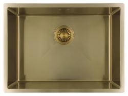 Pure.Sink Luxion Guldvask 55x40 cm undermontering, planmontering og påmontering PLX5540-60