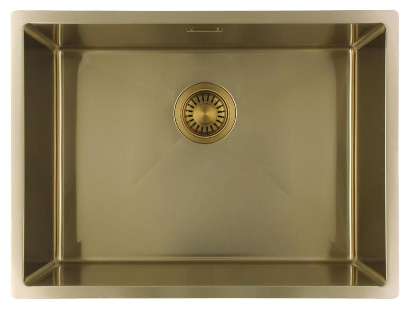 Pure.Sink Luxion Guldvask 55x40 cm undermontering, planmontering og påbygning PLX5540-60
