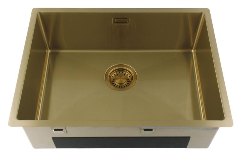 Pure.Sink Luxion Guldvask 55x40 cm undermontering, planmontering og påbygning PLX5540-60