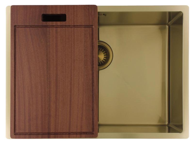 Pure.Sink Luxion Guldvask 55x40 cm undermontering, planmontering og påbygning PLX5540-60