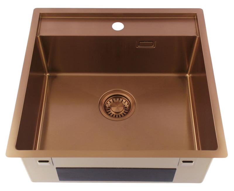 Pure.Sink Luxion Kobbervask 51x50 cm Tapwing med hul til vandhane PLX5150T-62
