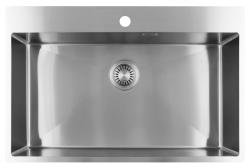 Pure.Sink Luxion Stor rustfri vask 78x50 cm Tapwing med hul til vandhane PLX7850T-02