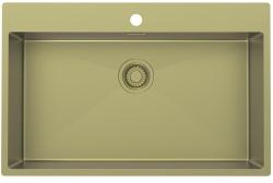 Pure.Sink Luxion Stor guldvask 78x50 cm Tapwing med hul til vandhane PLX7850T-60