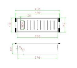 Pure.Sink Luxion Sort indsats til vask PLXCOL-63