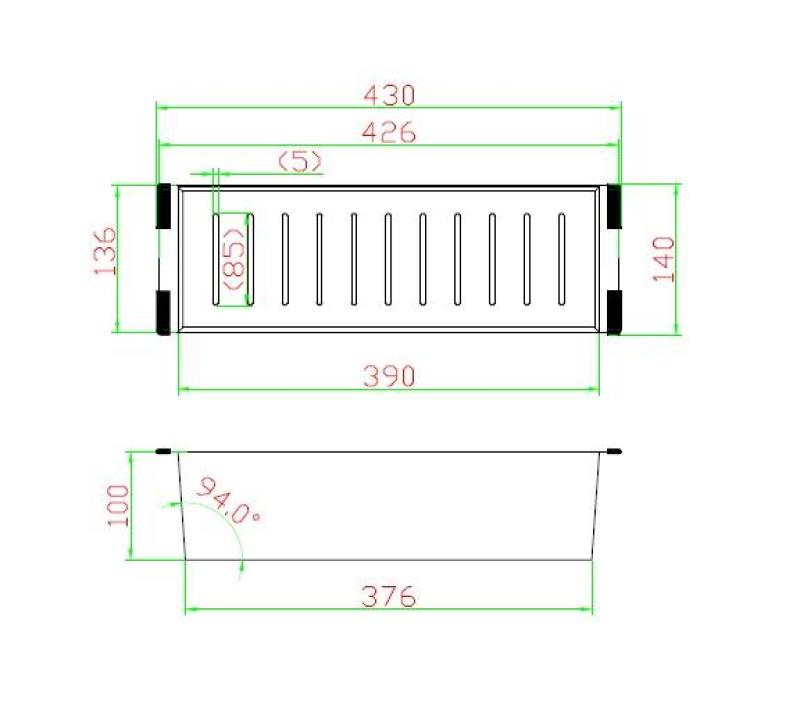 Pure.Sink Luxion Sort indsats til vask PLXCOL-63