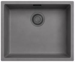 Ausmann Fibre beton grå vask 50x40cm undermontering, overmontering og planmontering med gun metal prop 1208971886