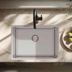 Pure.Sink Exclusivo Speciel 35 cm lang rustfri stålvask 50 x 35 cm 10 mm radius PEX5035-02