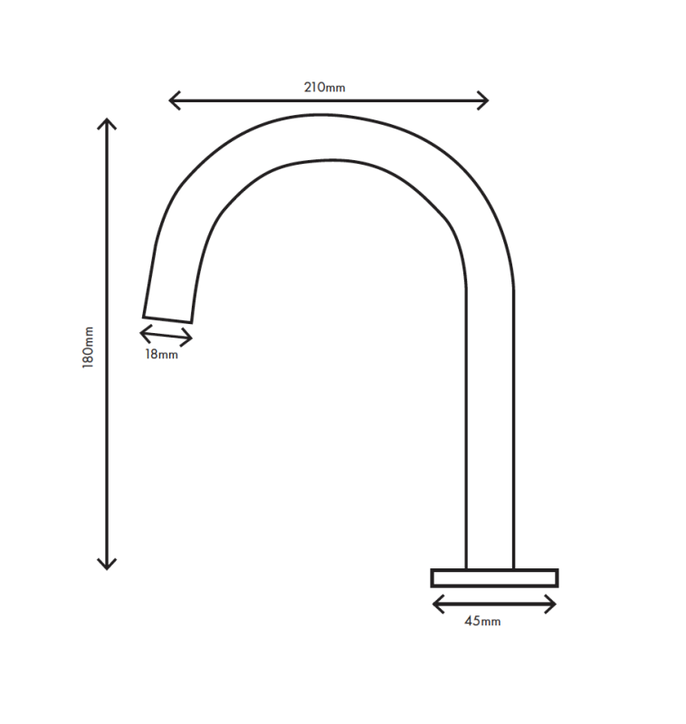MURO TUA 2-huls håndvaskarmatur i krom med rund udløb 1208972104