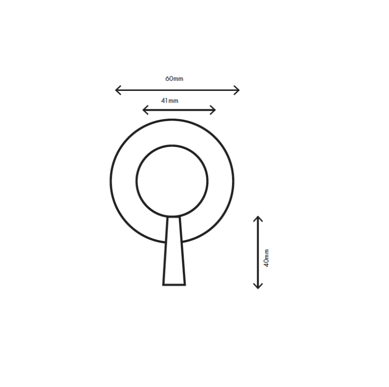 MURO TUA Indbygget 3-vejs omskifter krom M1.B33.3.CR