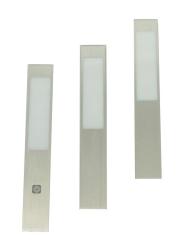 Indux Nex Køkkenmonteret LED-sæt 3x3 W med integreret touch-dæmpningskontakt Aluminium 1208972335