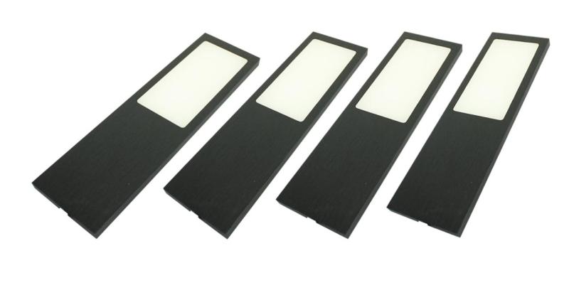 Indux Solin Køkkenmontering Multi Tone LED-sæt 4 spots x 3,6 W Sort 1208972346