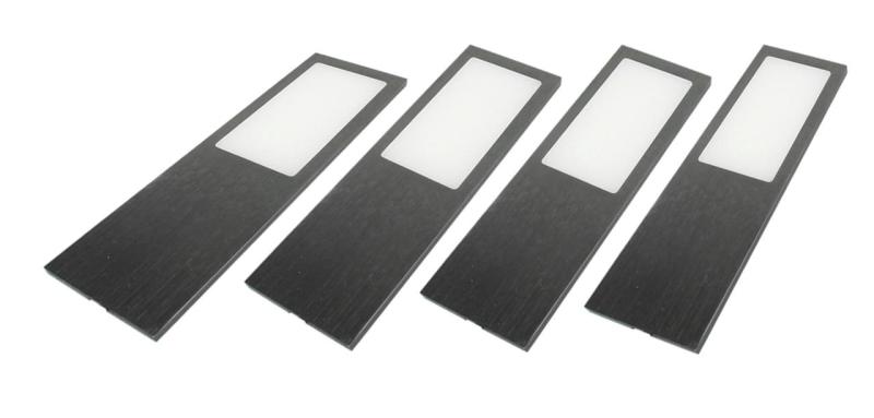 Indux Solin Køkkenmontering Multi Tone LED-sæt 4 spots x 3,6 W Gun metal 1208972354