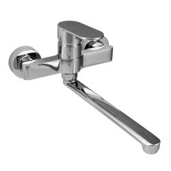 Aquanello Casa Enkelt håndtag køkkenvægarmatur krom med udløb 25 cm CR-1425-CS