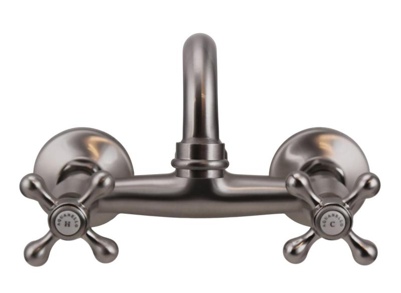 Aquanello Heritage Ascot Klassisk køkkenvæghane med udløb i rustfrit stål NB-4110-HA