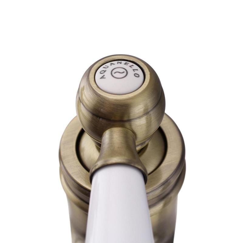 Aquanello Heritage Manor Klassisk nostalgisk håndvaskarmatur i bronze BN-1001-HM