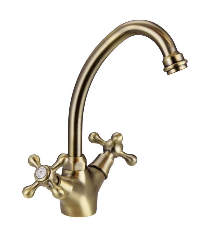 Aquanello Heritage Ascot Classic Kitchen Nostalgic Kitchen Faucet Bronze BN-4004-HA