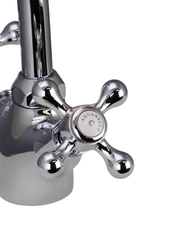 Aquanello Heritage Ascot Klassisk køkken Nostalgisk køkkenarmatur Krom CR-4004-HA