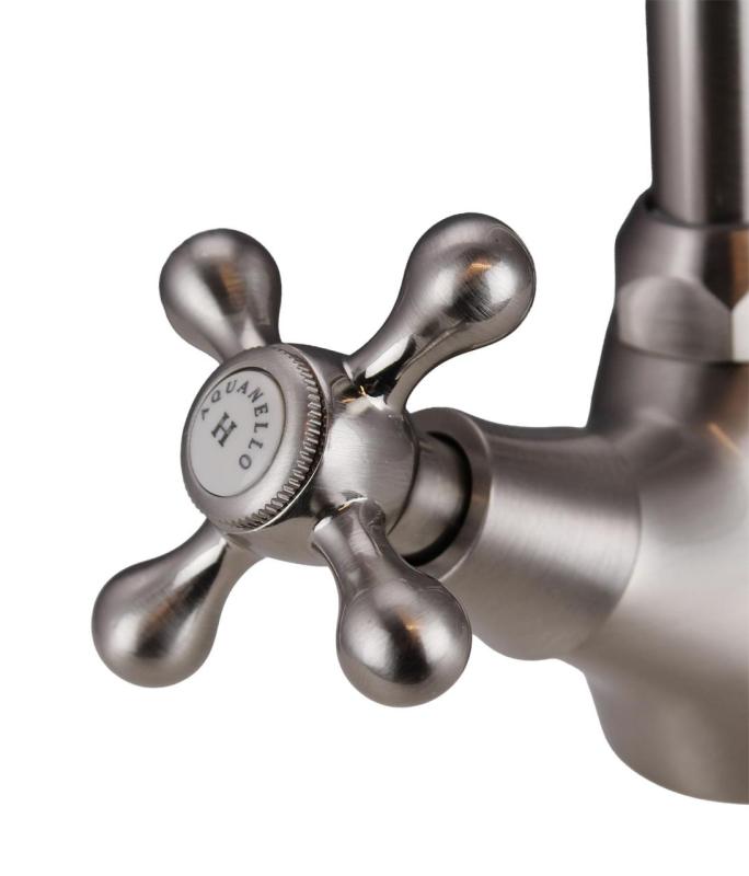 Aquanello Heritage Ascot Klassisk køkken Nostalgisk køkkenarmatur Rustfrit stål NB-4004-HA