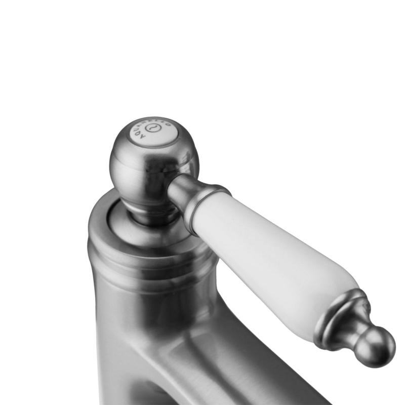 Aquanello Heritage Manor Klassisk nostalgisk håndvaskarmatur i rustfrit stål NB-1001-HM