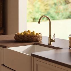 Aquanello Heritage Manor Klassisk køkkenarmatur i nostalgisk stil, bronze BN-9001-HM