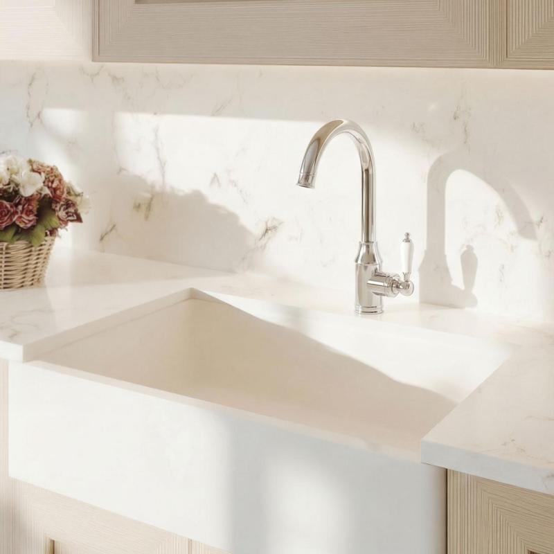 Aquanello Heritage Manor Klassisk køkkenarmatur i nostalgisk stil, krom CR-9001-HM