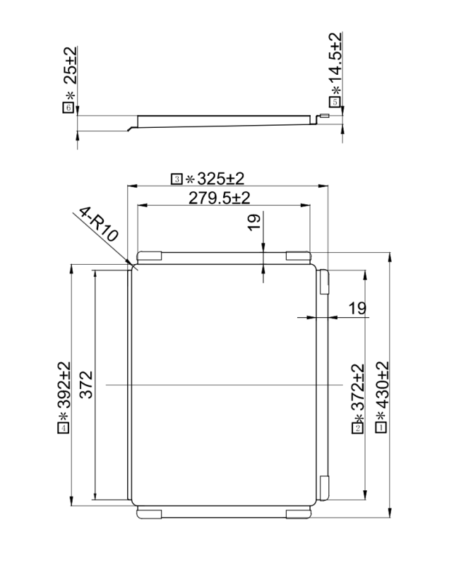 Pure.Sink Exclusivo Mobil afdrypningsbakke, 440 x 335 mm, til vask, PEXTRAY-02