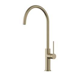 Graniteland Vira Slim Brushed Gold Kitchen Faucet with Swivel Spout 1208972623