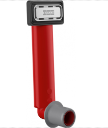 Franke Overløbsarmatur Clip, hjørne 112.0671.845