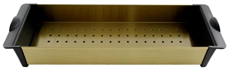 Pure.Sink Prestige indsatsbakke til vask, guld  PPGCL40-60