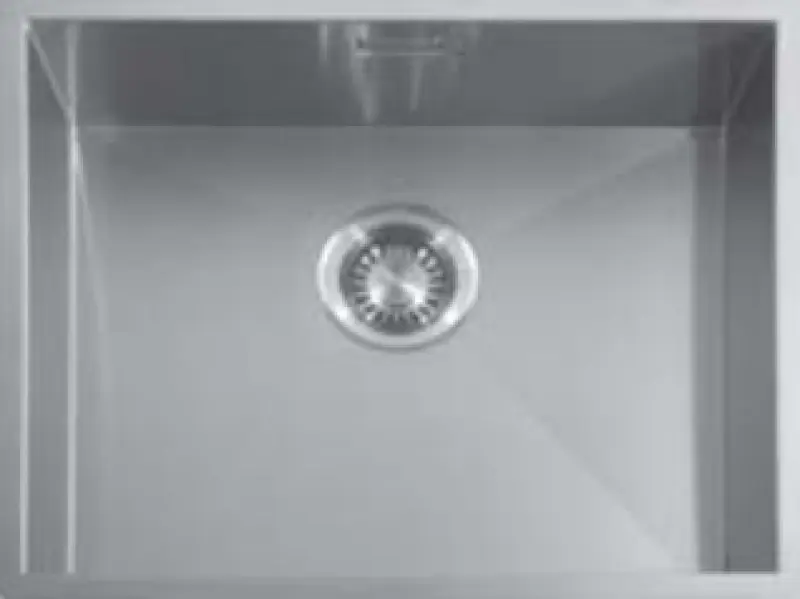 ABK Baronga rustfri stål vask 50x40 cm undermontering BAR50F