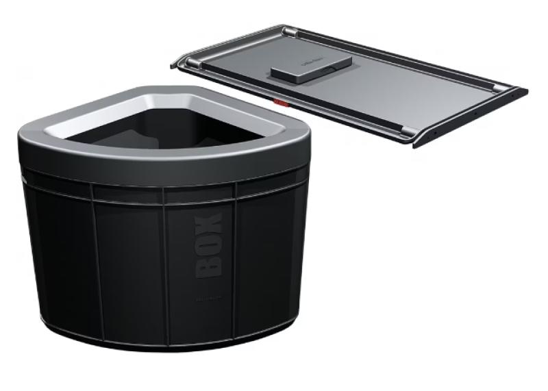 Franke Sorter Solo 60 drejbar affaldssystem til dør, 40 liters affaldsspand med kulfilter 1210307572