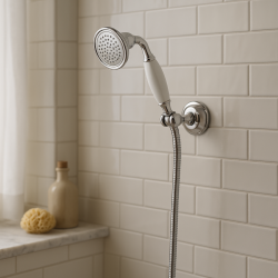 Huber victoriansk håndbruser med ophængskrog krom 63.03H.CR