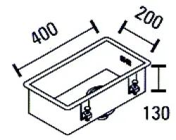 ABK Bingara 20f rustfrit stål vask undermonteret KS51020002
