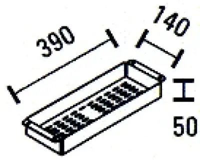 ABK RVS Restbak indsatsbak restebakke BAR14 KS01014001