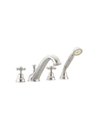 Cisal Arcana Keramisk 4-huls Badekarmixer til montering på badekar 3/4" Krom AC00026421