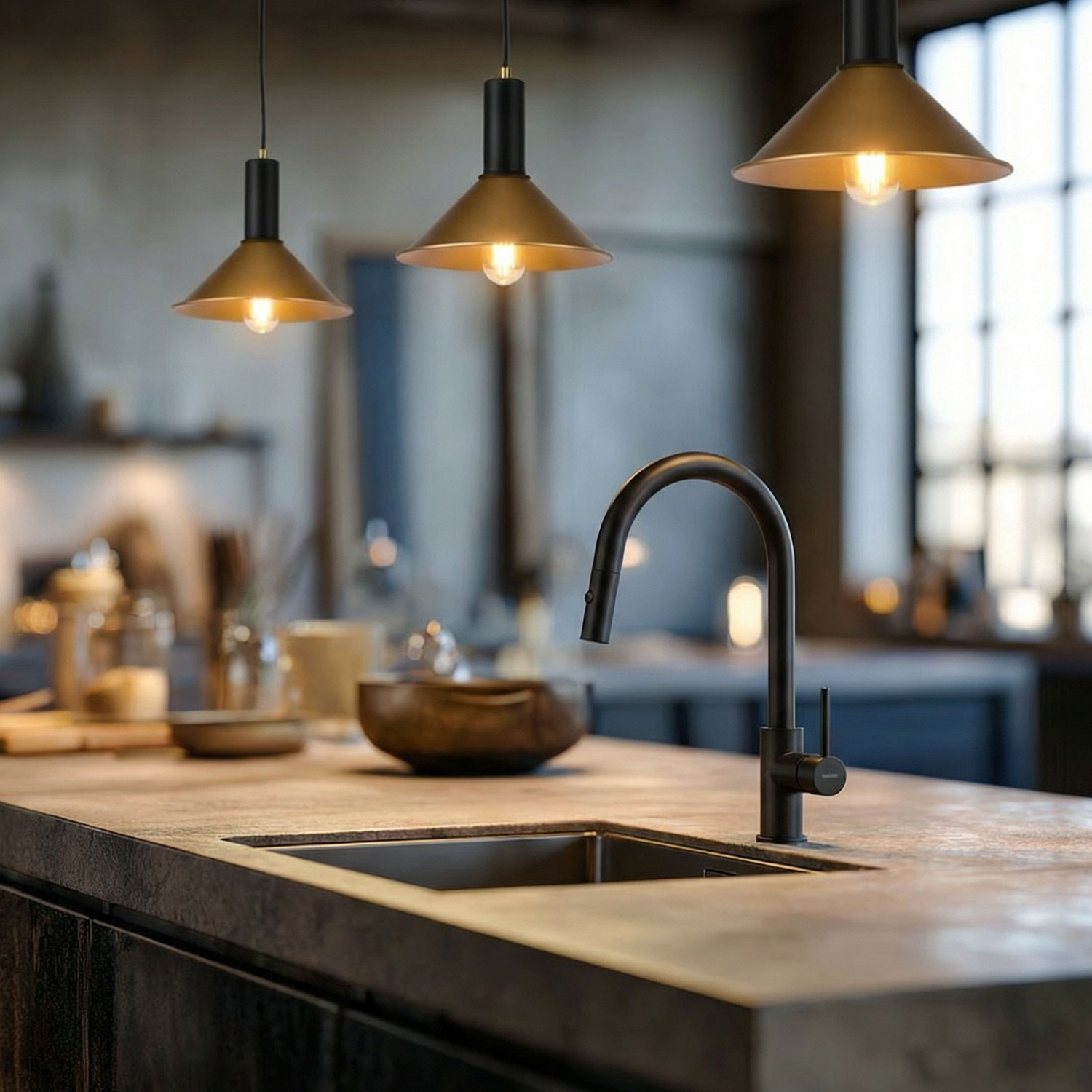 Hvor mange pendellamper skal du bruge til din køkkenø? Størrelsesberegner